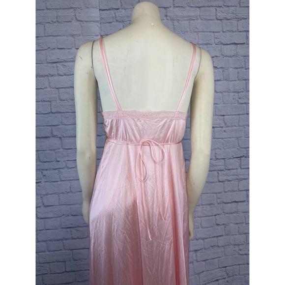 American Vintage 60's Nightgown Lingerie Slip bundle of 2 pink & green size XS - Picture 5 of 11
